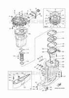 FOURREAU   FUT pour Yamaha F250DETU de 2020