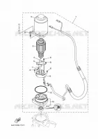 SYSTEME D'INCLINAISON 2 pour Yamaha F250DETU de 2020