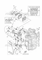 PARTIE ELECTRIQUE 3 pour Yamaha F250NCA de 2020