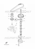 POMPE A HUILE pour Yamaha F70AETL de 2020