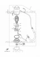 SYSTEME D'INCLINAISON 2 pour Yamaha F225FETX de 2020