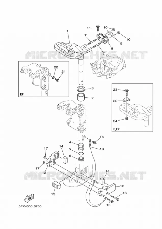 SUPPORT 3 Yamaha OUTBOARD ENGINES 9.9hp (7.3kW) 2020 FT9.9  FT9.9LE