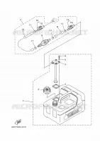 RESERVOIR A ESSENCE pour Yamaha F5AMHL de 2020
