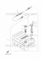 RESERVOIR A ESSENCE 1 pour Yamaha F25GWHL de 2020