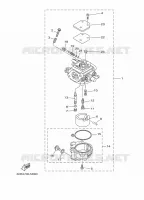 CARBURATEUR pour Yamaha F8FMHS de 2020