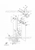 COMMANDE D'ACCELERATEUR 1 pour Yamaha F8FMHS de 2020