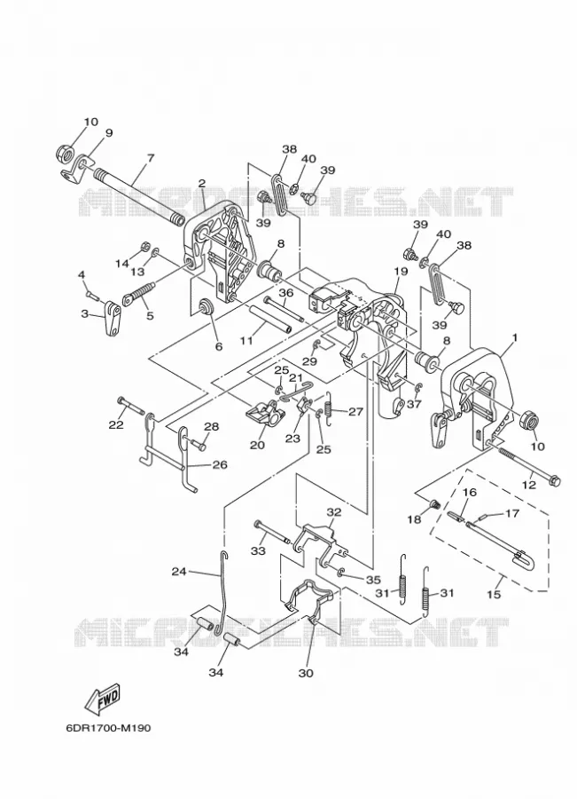 ARAIGNEE Yamaha OUTBOARD ENGINES 8hp (5.9kW) 2020 F8  F8FMH