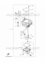CARBURATEUR pour Yamaha 40XMHL de 2020
