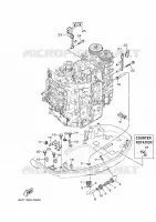 CAPOT INFERIEUR 3 pour Yamaha F150GETX de 2020
