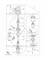 DEMARREUR pour Yamaha F80DETL de 2020
