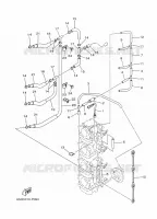 CARBURATEUR 2 pour Yamaha F100BETL de 2021