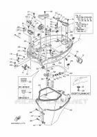 CAPOT INFERIEUR pour Yamaha F100BETX de 2021