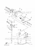 COMMANDE D'ACCELERATEUR pour Yamaha F100BETX de 2021