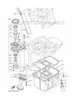 VENTILATEUR D'HUILE pour Yamaha F100BETX de 2021