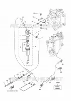 ALIMENTATION CARBURANT 1 pour Yamaha F200CETX de 2021
