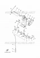 COMMANDE D'ACCELERATEUR 1 pour Yamaha F9.9HWH1S de 2021