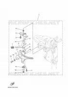POIGNEE DE DIRECTION pour Yamaha F9.9JMHL de 2021
