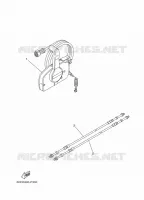 BOITIER DE COMMANDE A DISTANCE pour Yamaha F9.9JEL de 2021