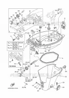 CAPOT INFERIEUR pour Yamaha F9.9JEL de 2021