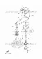 POMPE A HUILE pour Yamaha F9.9JEL de 2021