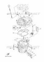 VENTILATEUR D'HUILE pour Yamaha F9.9JEL de 2021