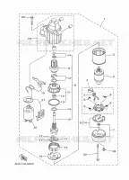 DEMARREUR pour Yamaha F200XCA de 2021