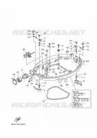 CAPOT INFERIEUR 1 pour Yamaha F115LB de 2021