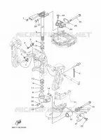 SUPPORT 2 pour Yamaha F115LB de 2021