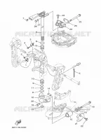 SUPPORT 2 pour Yamaha LF115XB de 2021