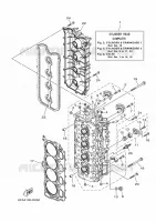 CYLINDRE / CARTER MOTEUR 2 pour Yamaha F175XA de 2021