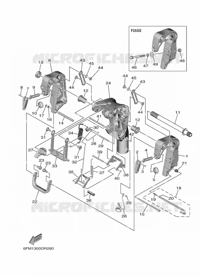 ARAIGNEE Yamaha OUTBOARD ENGINES 25hp (18.4kW) 2021 F25  F25GWH