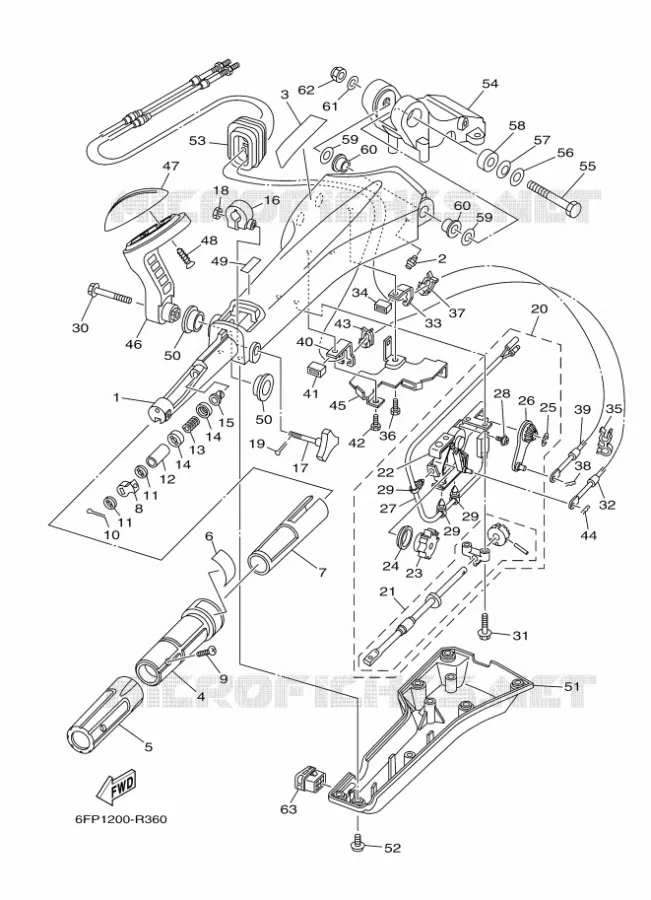 PIÈCES OPTIONNELLES 1 Yamaha OUTBOARD ENGINES 90hp (66.2kW) 2021 VF90  F90D