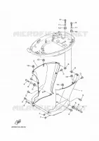 CAPOT INFERIEUR 2 pour Yamaha LF150XCA de 2021