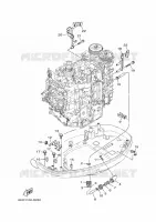 CAPOT INFERIEUR 3 pour Yamaha LF150XCA de 2021