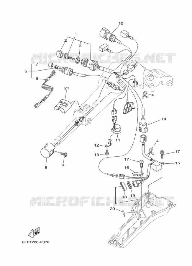 PIÈCES OPTIONNELLES 2 Yamaha OUTBOARD ENGINES 80hp (55.2kW) 2021 F80  F80B / F80DET