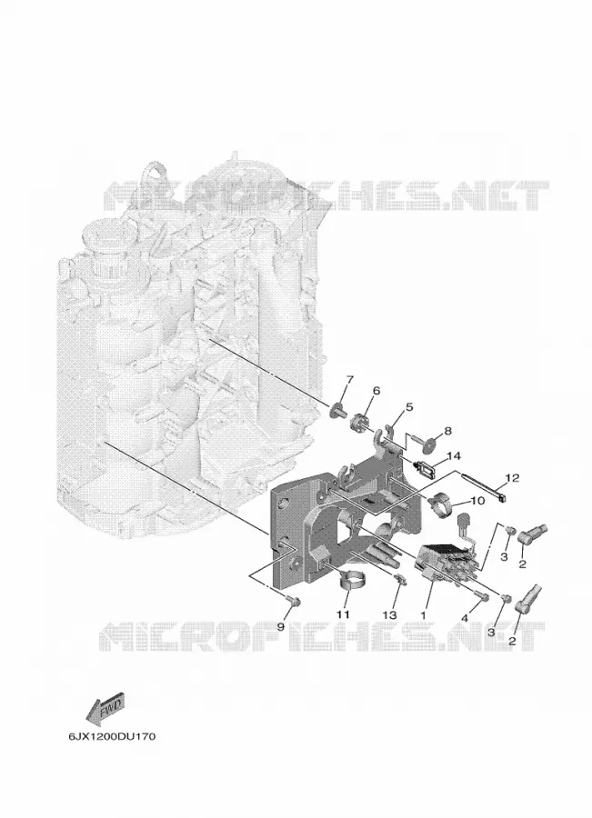 PARTIE ELECTRIQUE 4 Yamaha OUTBOARD ENGINES 80hp (55.2kW) 2021 F80  F80B