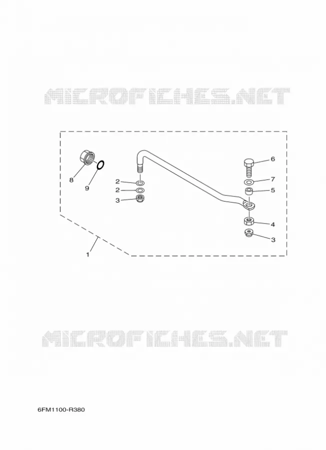 FIXATION DE DIRECTION Yamaha OUTBOARD ENGINES 20hp (14.7kW) 2021 F20  F20GE