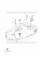 CAPOT INFERIEUR 4 pour Yamaha F300NSB2 de 2021
