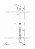 BRAS OSCILLANT / AMORTISSEUR pour Yamaha YZ 85 de 2024