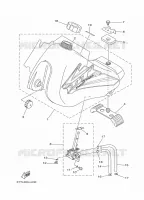 RESERVOIR A ESSENCE pour Yamaha DT 125 de 2024