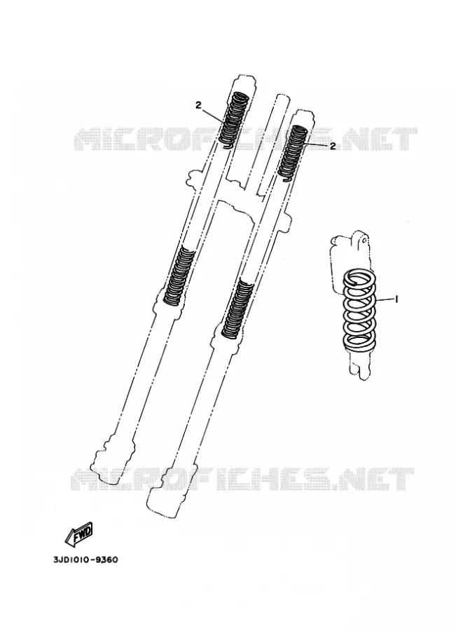 PIÈCES OPTIONNELLES Yamaha MOTO 125 2024 YZ  YZ125