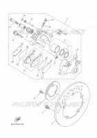 ETRIER DE FREIN AR pour Yamaha TRACER 7 35KW A2 de 2024