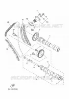 ARBRE A CAMES / CHAINE DE DISTRIBUTION pour Yamaha TRACER 7 GT 35KW A2 de 2024