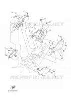 COUVERCLE LATERAL pour Yamaha TRACER 7 GT 35KW A2 de 2024
