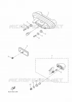 FEU ARRIERE pour Yamaha TRACER 7 GT 35KW A2 de 2024