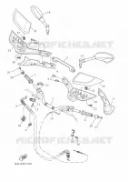 GUIDON ET CABLES pour Yamaha TRACER 7 GT 35KW A2 de 2024