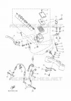 MAITRE CYLINDRE DE FREIN AVANT pour Yamaha TRACER 7 GT 35KW A2 de 2024