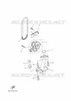 POMPE A HUILE pour Yamaha TRACER 7 GT 35KW A2 de 2024