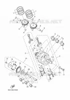 VILEBREQUIN / PISTON pour Yamaha TRACER 7 GT 35KW A2 de 2024
