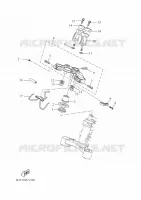 DIRECTION pour Yamaha TRACER 7 GT 35KW A2 de 2024